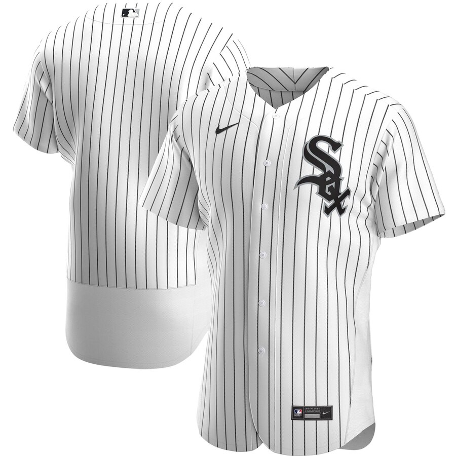 Personalized Chicago White Sox Men’s White Home 2020 Authentic Official Team MLB Jersey