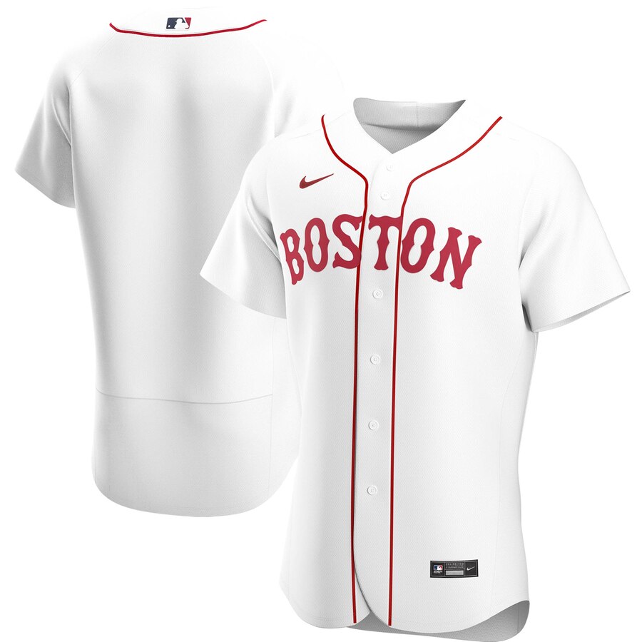 Personalized Boston Red Sox Men’s White Home 2020 Authentic MLB Jersey