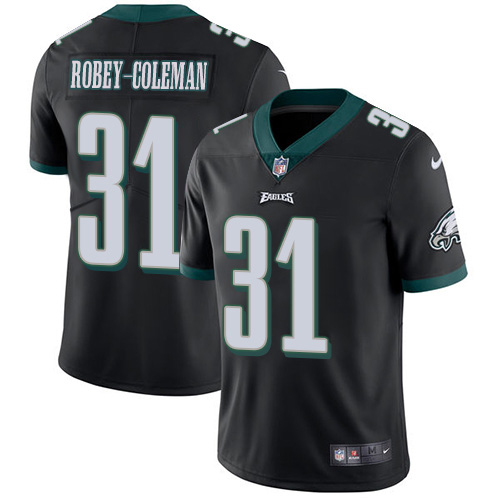 Personalized Eagles #31 Nickell Robey-Coleman Black Alternate Men’s Stitched NFL Untouchable Limited Jersey