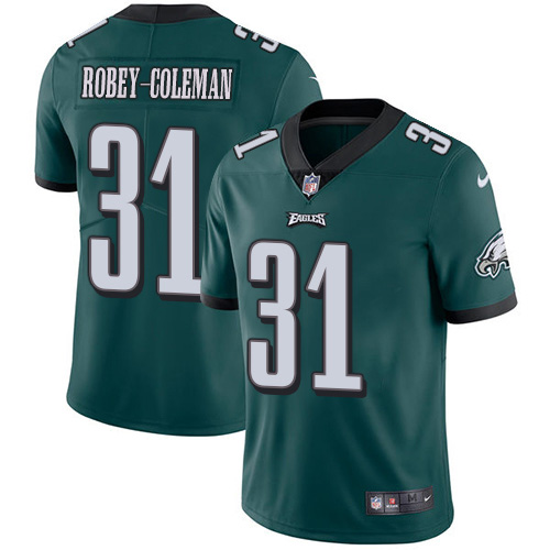 Personalized Eagles #31 Nickell Robey-Coleman Green Team Color Men’s Stitched NFL Untouchable Limited Jersey