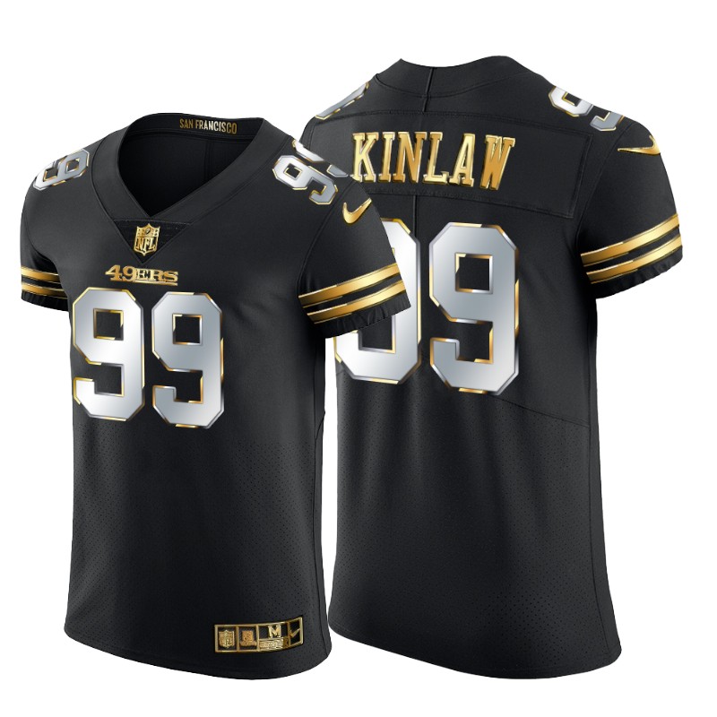 Personalized San Francisco 49ers #99 Javon Kinlaw Men’s Black Edition Untouchable Elite NFL Jersey
