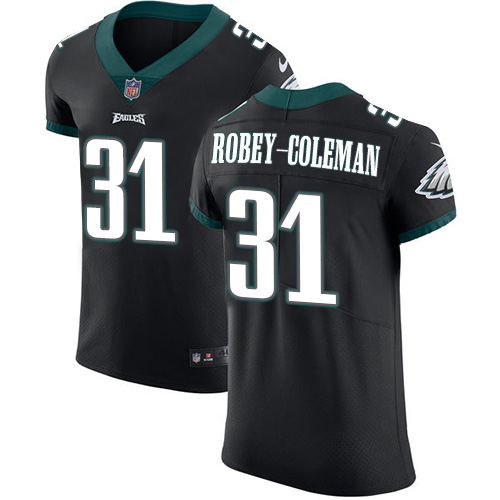 Personalized Eagles #31 Nickell Robey-Coleman Black Alternate Men’s Stitched NFL New Elite Jersey