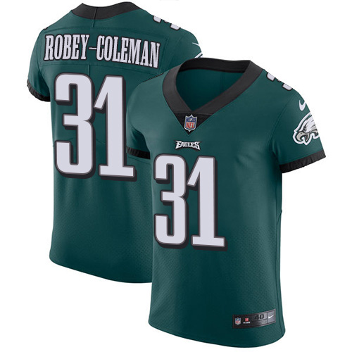 Personalized Eagles #31 Nickell Robey-Coleman Green Team Color Men’s Stitched NFL Untouchable Elite Jersey