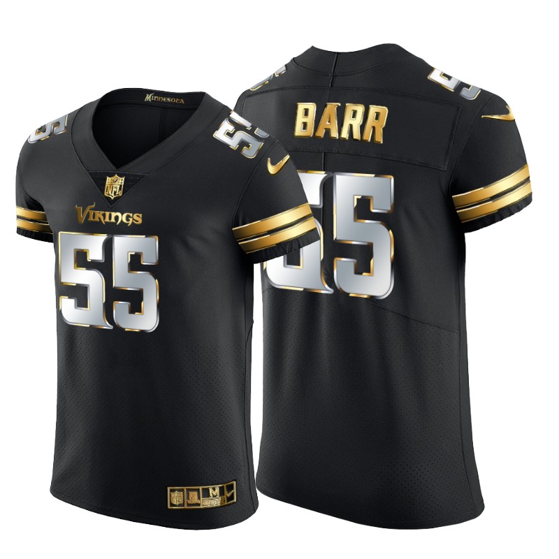 Personalized Minnesota Vikings #55 Anthony Barr Men’s Black Edition Untouchable Elite NFL Jersey