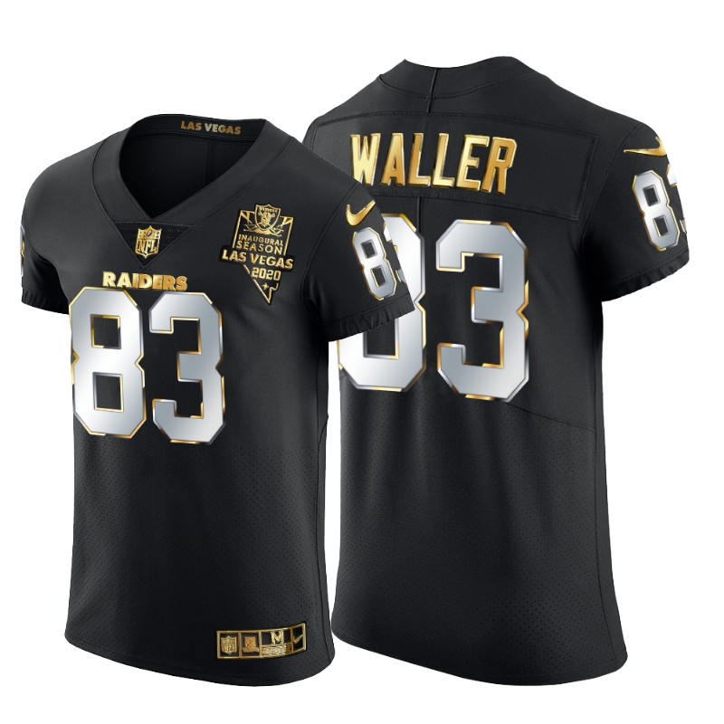Personalized Las Vegas Raiders #83 Darren Waller Men’s Black Edition Untouchable Elite NFL Jersey