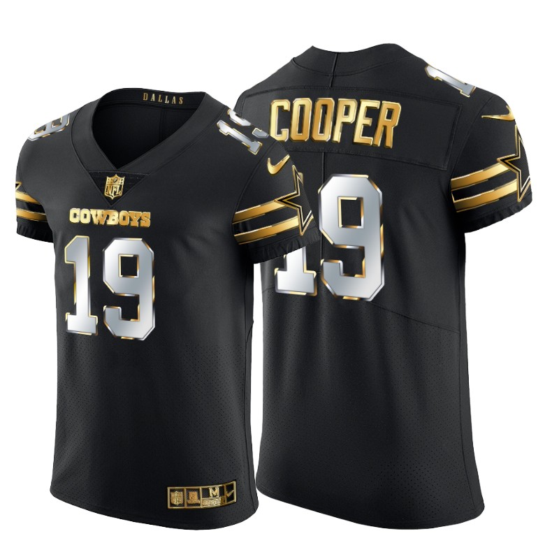Personalized Dallas Cowboys #19 Amari Cooper Men’s Black Edition Untouchable Elite NFL Jersey