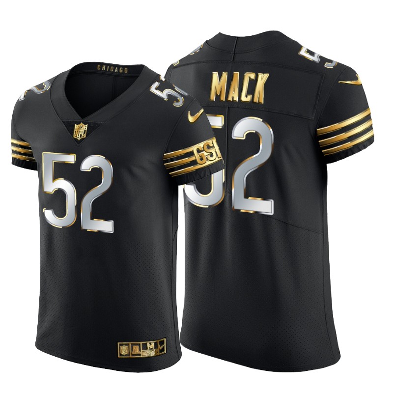 Personalized Chicago Bears #52 Khalil Mack Men’s Black Edition Untouchable Elite NFL Jersey