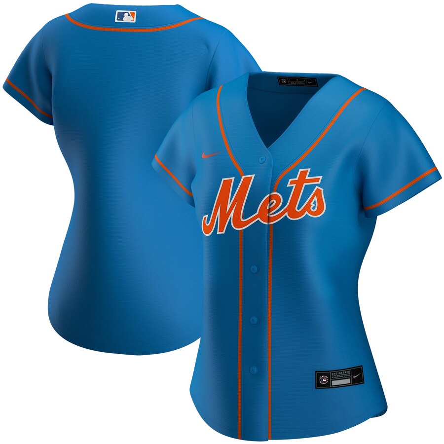 Personalized New York Mets Women’s Alternate 2020 MLB Team Jersey Royal