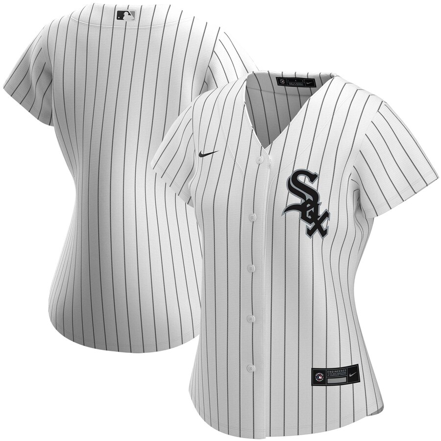 Personalized Chicago White Sox Women’s Home 2020 MLB Team Jersey White