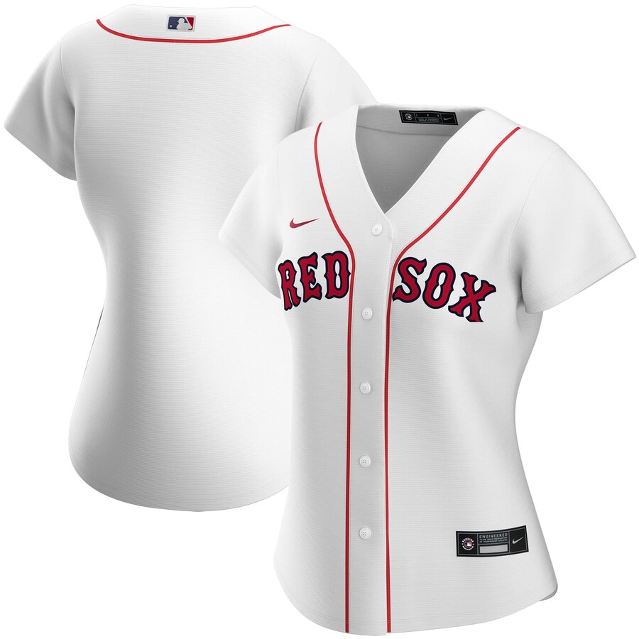 Personalized Boston Red Sox Women’s Home 2020 MLB Team Jersey White