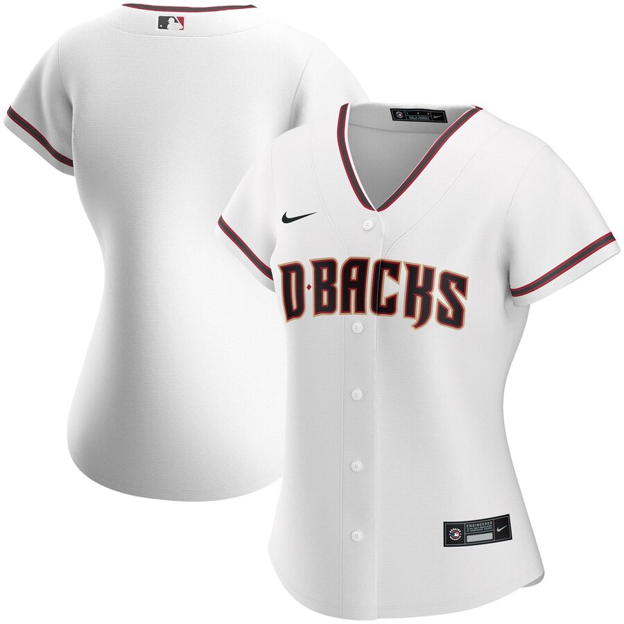 Personalized Arizona Diamondbacks Women’s Home 2020 MLB Team Jersey White