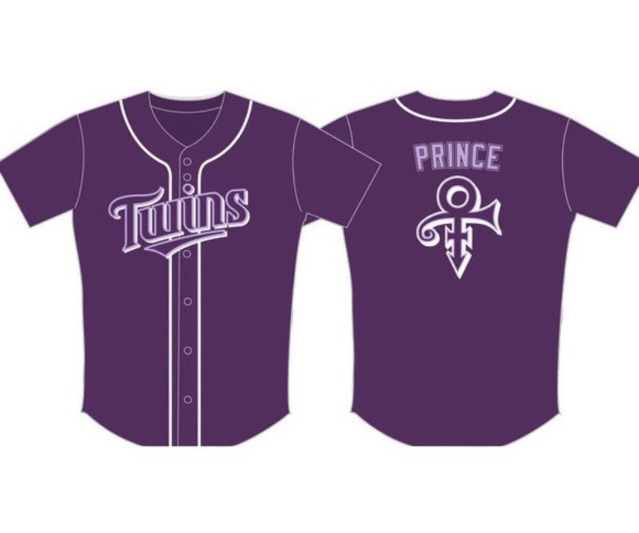 Personalized Custom Minnesota Twins Prince Purple Baseball Jersey