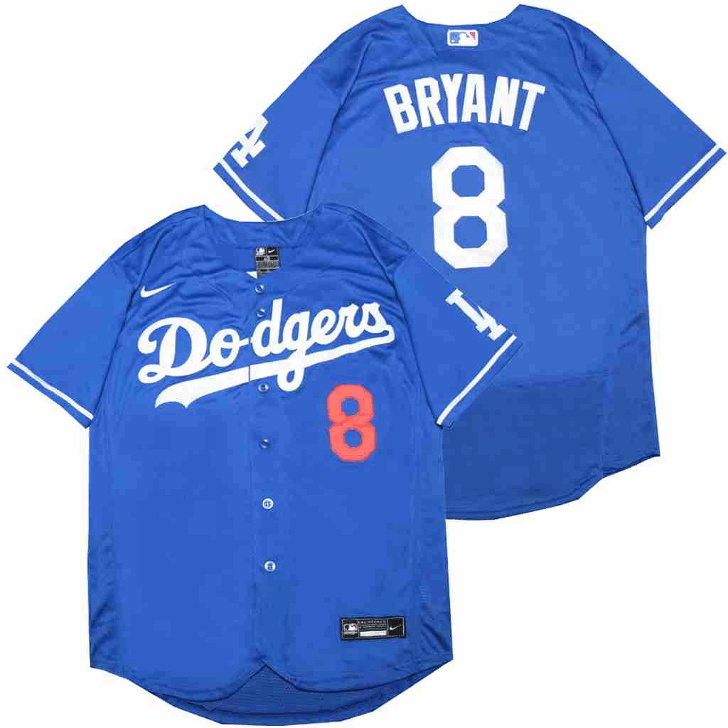 Personalized Dodgers 8 Kobe Bryant Royal 2020 KB Cool Base Jersey