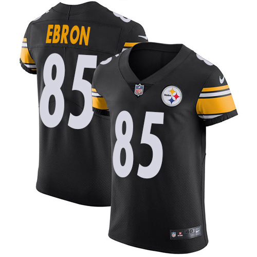 Personalized Steelers #85 Eric Ebron Black Team Color Men’s Stitched NFL Untouchable Elite Jersey