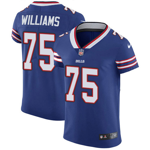 Personalized Bills #75 Daryl Williams Royal Blue Team Color Men’s Stitched NFL Untouchable Elite Jersey