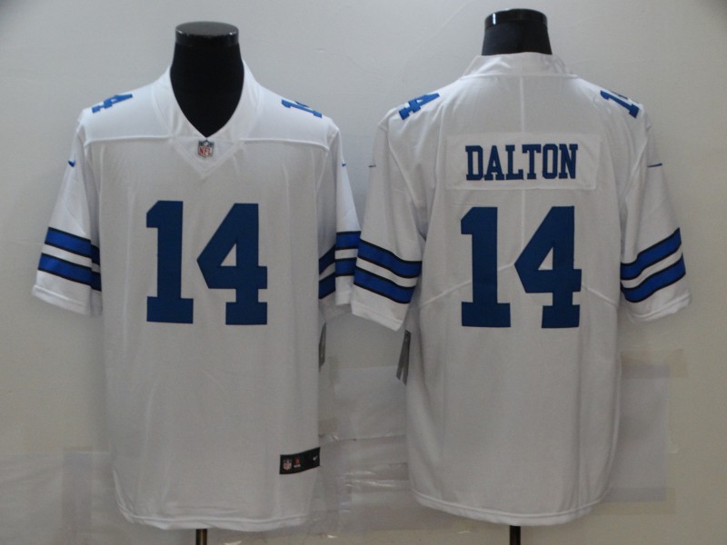 Personalized Cowboys 14 Andy Dalton White Untouchable Limited Jersey