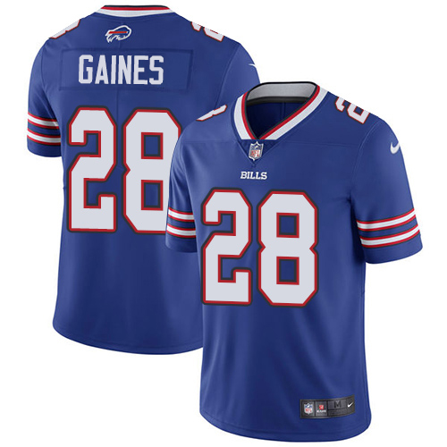 Personalized Bills #28 E.J. Gaines Royal Blue Team Color Men’s Stitched NFL Untouchable Limited Jersey