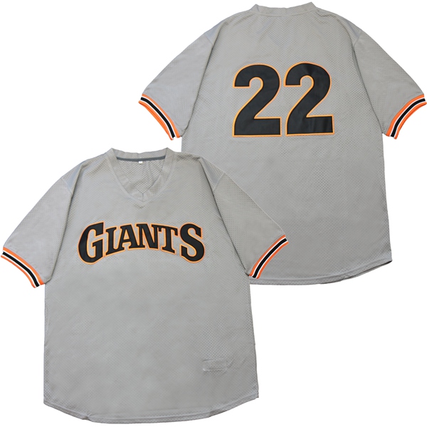 Personalized Giants 22 Andrew McCutchen Gray Throwback Jersey