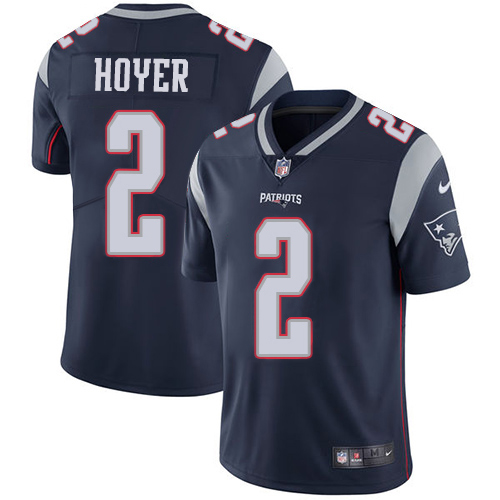 Personalized Patriots #2 Brian Hoyer Navy Blue Team Color Men’s Stitched NFL Untouchable Limited Jersey
