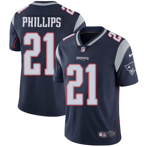 Personalized Patriots #21 Adrian Phillips Navy Blue Team Color Men’s Stitched NFL Untouchable Limited Jersey
