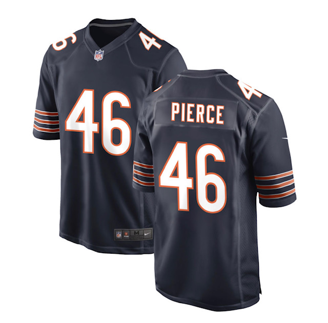 Personalized Bears #46 Artavis Pierce Navy limited Jersey