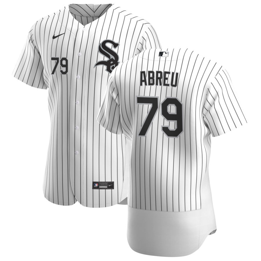Personalized Chicago White Sox #79 Jose Abreu Men’s White Home 2020 Authentic Player MLB Jersey