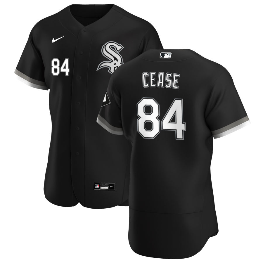 Personalized Chicago White Sox #84 Dylan Cease Men’s Black Alternate 2020 Authentic Player MLB Jersey