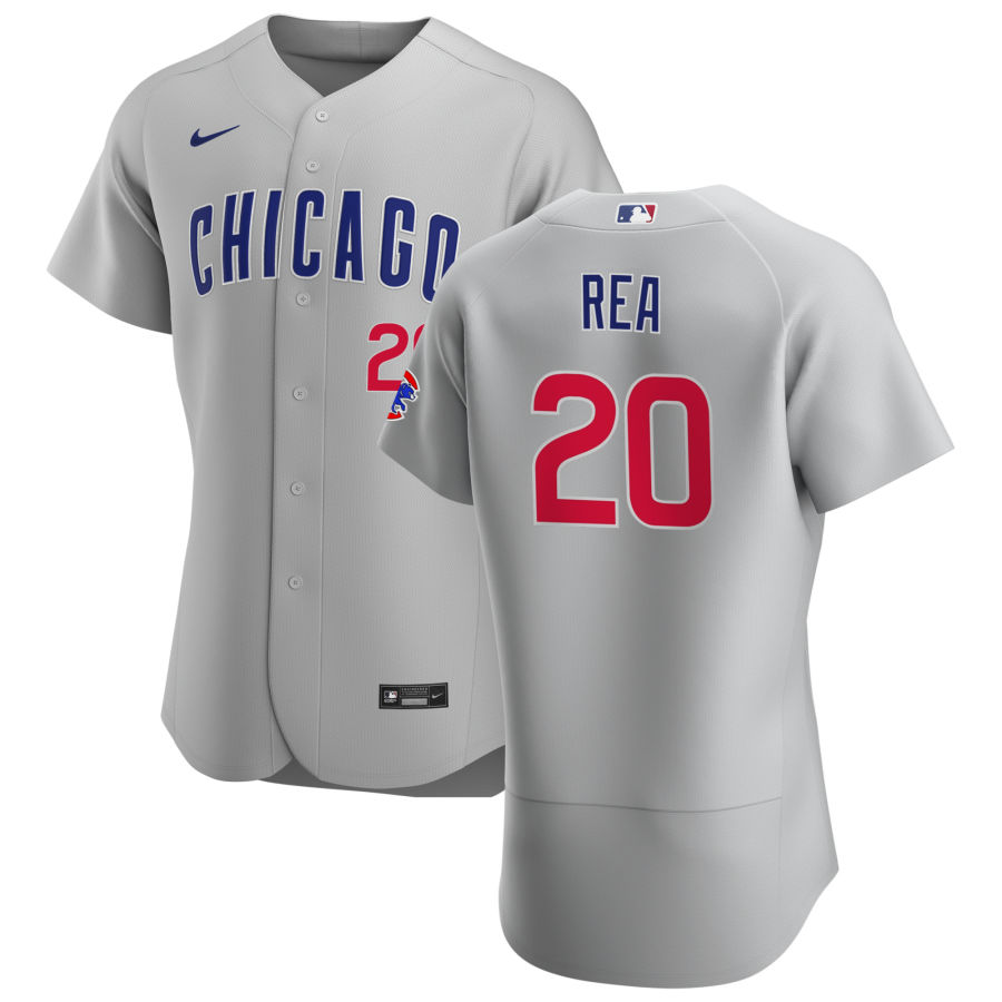 Personalized Chicago Cubs #20 Colin Rea Men’s Gray Road 2020 Authentic Team Jersey