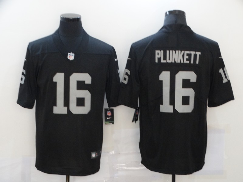 Personalized Raiders 16 Jim Plunkett Black Untouchable Limited Jersey