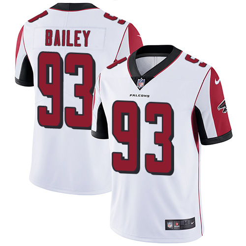 Personalized Falcons #93 Allen Bailey White Men’s Stitched NFL Untouchable Limited Jersey