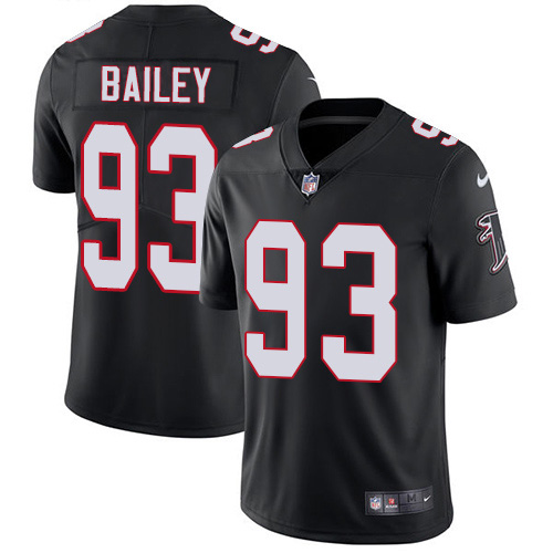 Personalized Falcons #93 Allen Bailey Black Alternate Men’s Stitched NFL Untouchable Limited Jersey