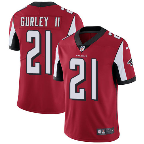 Personalized Falcons #21 Todd Gurley II Red Team Color Men’s Stitched NFL Untouchable Limited Jersey