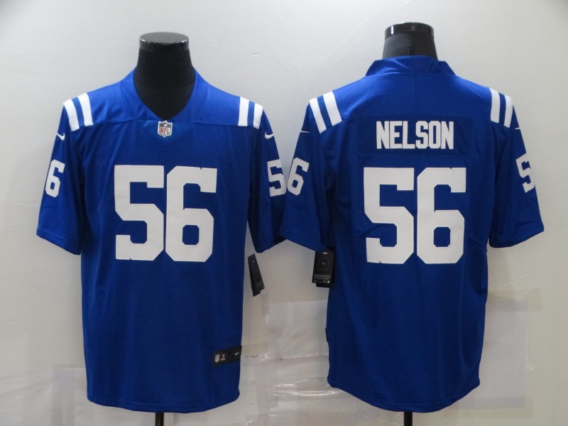 Personalized Colts 56 Quenton Nelson Royal Color Rush Limited Jersey