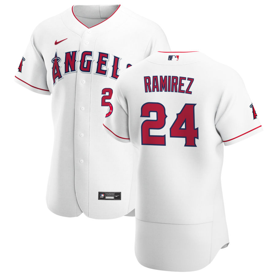 Personalized Los Angeles Angels #24 Noe Ramirez Men’s White Home 2020 Authentic Player MLB Jersey