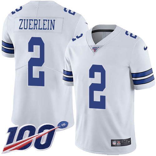 Personalized Cowboys #2 Greg Zuerlein White Men’s Stitched NFL 100th Season Untouchable Limited Jersey