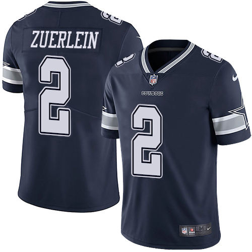 Personalized Cowboys #2 Greg Zuerlein Navy Blue Team Color Men’s Stitched NFL Untouchable Limited Jersey