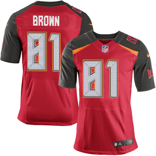 Personalized Buccaneers #81 Antonio Brown Red Team Color Men’s Stitched NFL Untouchable Elite Jersey