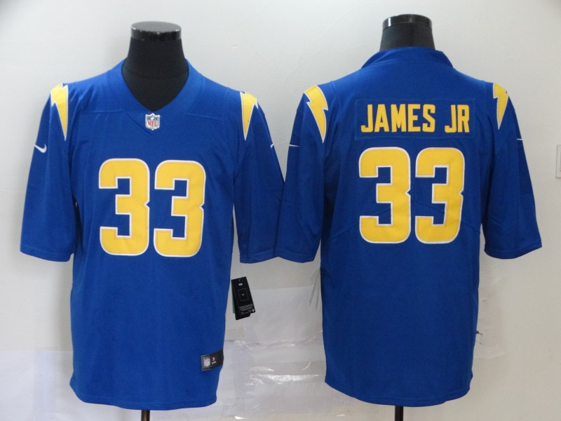 Personalized Men’s Los Angeles Chargers #33 Derwin James Powder Blue Limited Jersey