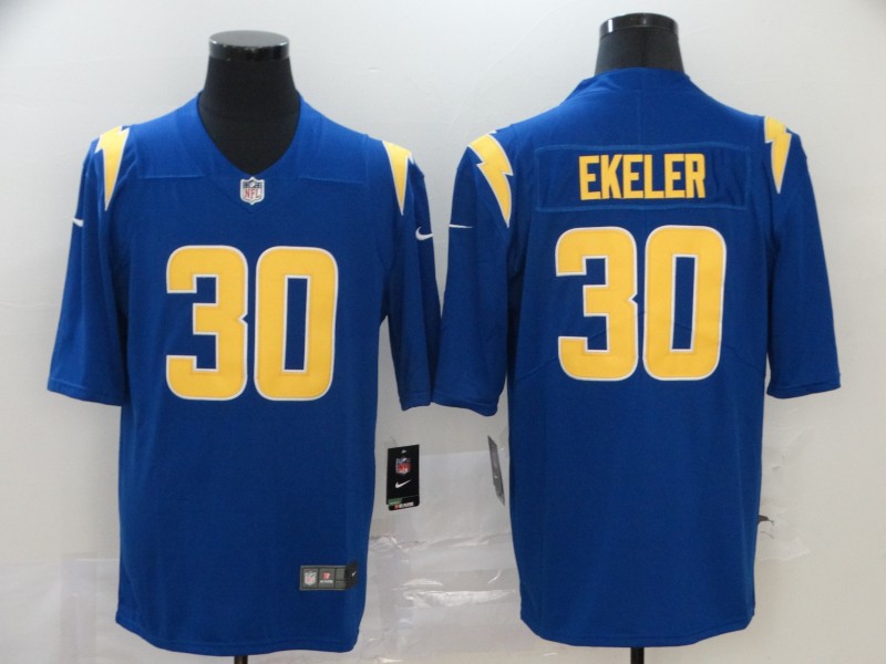 Personalized Men’s Los Angeles Chargers #30 Austin Ekeler Powder Blue Limited Jersey