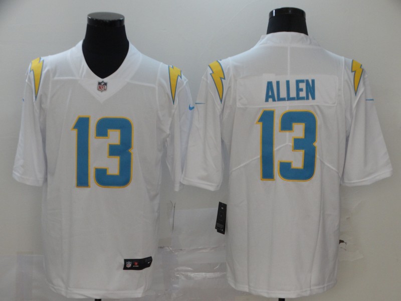 Personalized Chargers #13 Keenan Allen White Men’s Stitched NFL Untouchable Limited Jersey