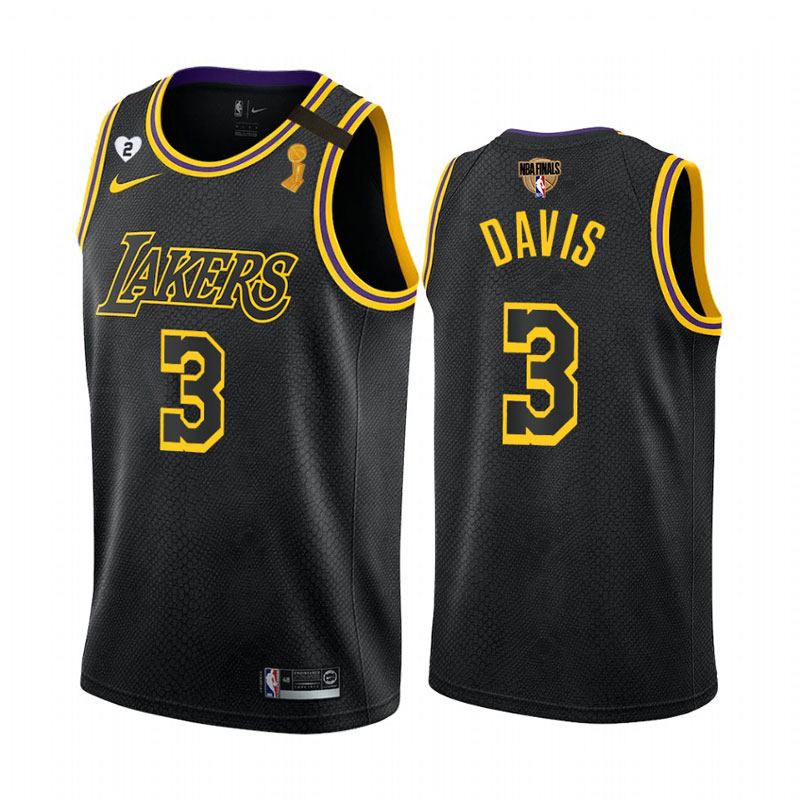 Personalized Men’s Anthony Davis Los Angeles Lakers 2020 NBA Finals Champions Jersey
