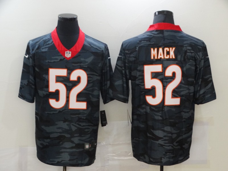Personalized Bears 52 Khalil Mack Black Camo Limited Jersey