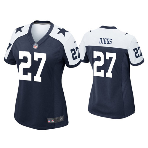Personalized Women Dallas Cowboys #27 Trevon Diggs Thanksgiving Jersey