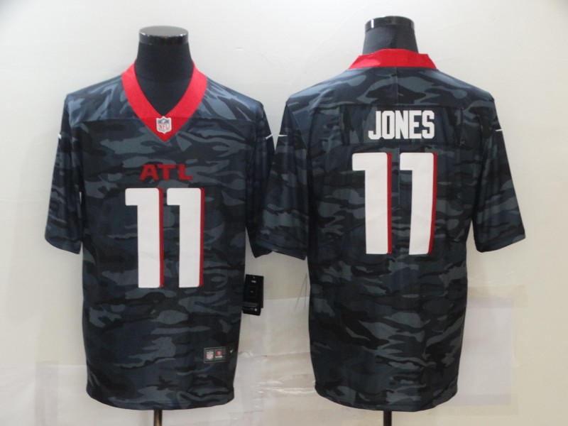 Personalized Falcons 11 Julio Jones Black Camo Limited Jersey
