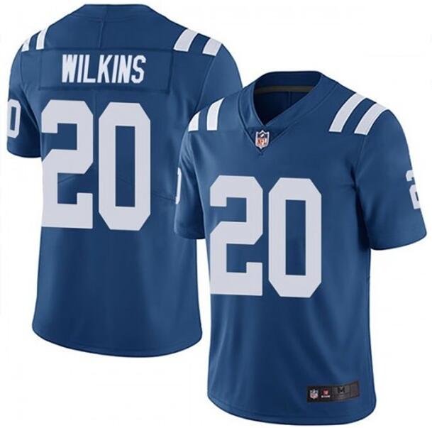 Personalized Colts 20 Jordan Wilkins Royal Untouchable Limited Jersey