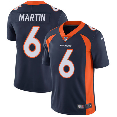 Personalized Broncos #6 Sam Martin Navy Blue Alternate Men’s Stitched NFL Untouchable Limited Jersey