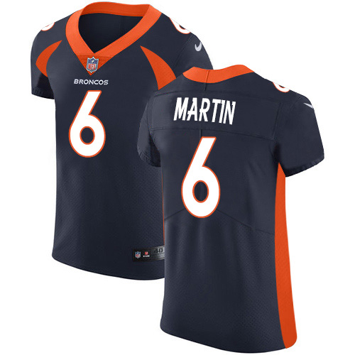 Personalized Broncos #6 Sam Martin Navy Blue Alternate Men’s Stitched NFL New Elite Jersey