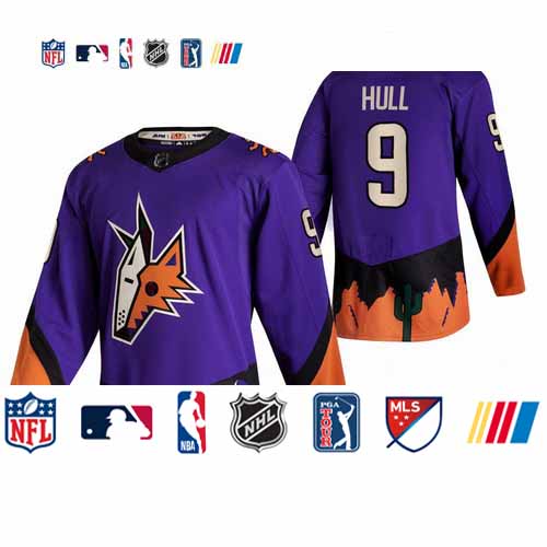 Personalized Arizona Coyotes #9 Clayton Keller Purple Men’s 2020-21 Reverse Retro Alternate NHL Jersey