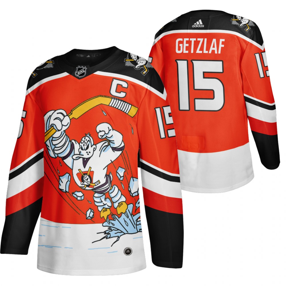 Personalized Anaheim Ducks #15 Ryan Getzlaf Red Men’s 2020-21 Reverse Retro Alternate NHL Jersey