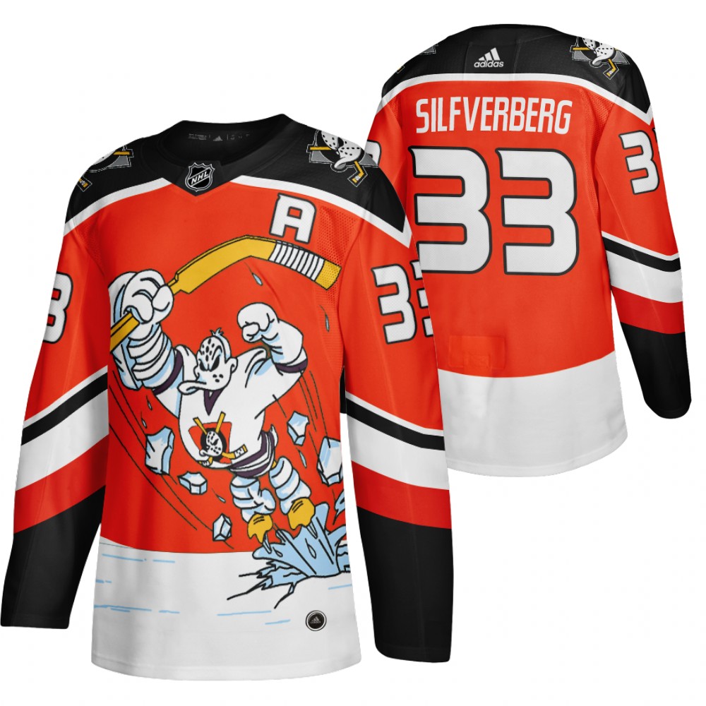Personalized Anaheim Ducks #33 Jakob Silfverberg Red Men’s 2020-21 Reverse Retro Alternate NHL Jersey